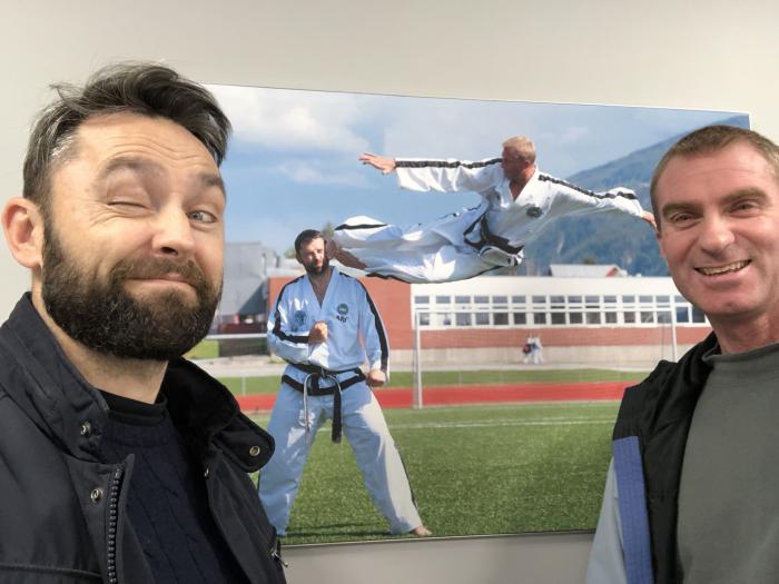 Me and Robert Skagseth at the NTN HQ
