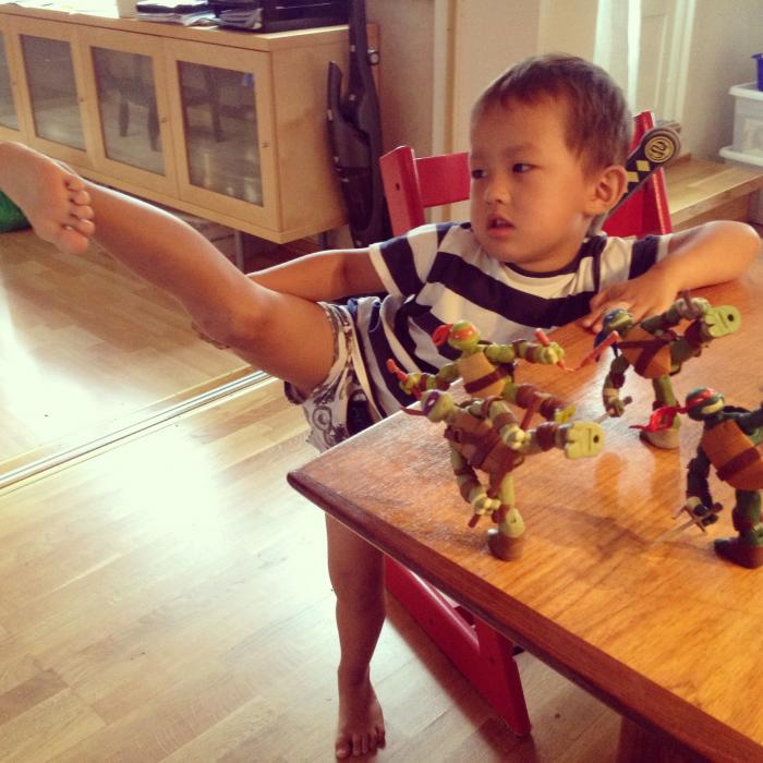 Kicki’n it with my turtles