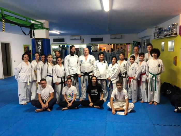 Visited TKD Sardegna in Cagliari where Sabumnims Silva Farigu and Christian Oriolani welcomed me 12.11.2018 during a business trip