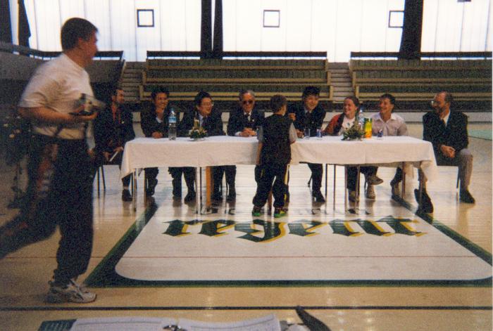 1999 Press conference with gen Choi