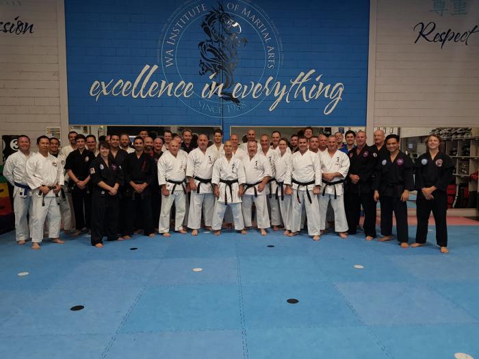 Perth June 2018: Participated in a Taira Masaaji Gojuryu Karate Bunkai seminar
