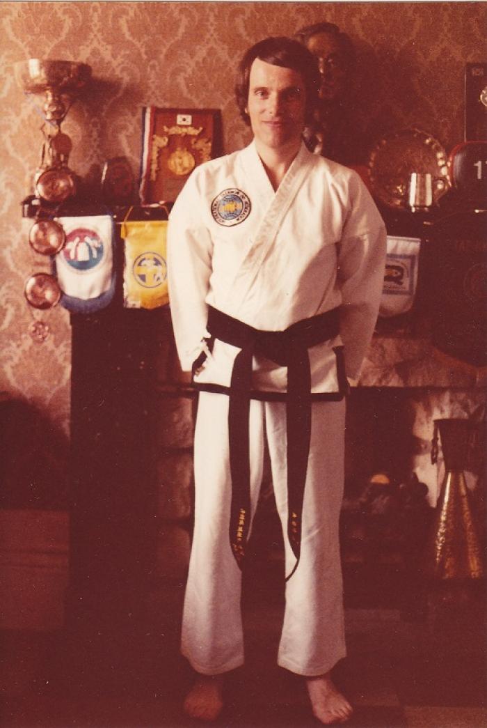 At the office of Rhee in Glasgow 1980/81.