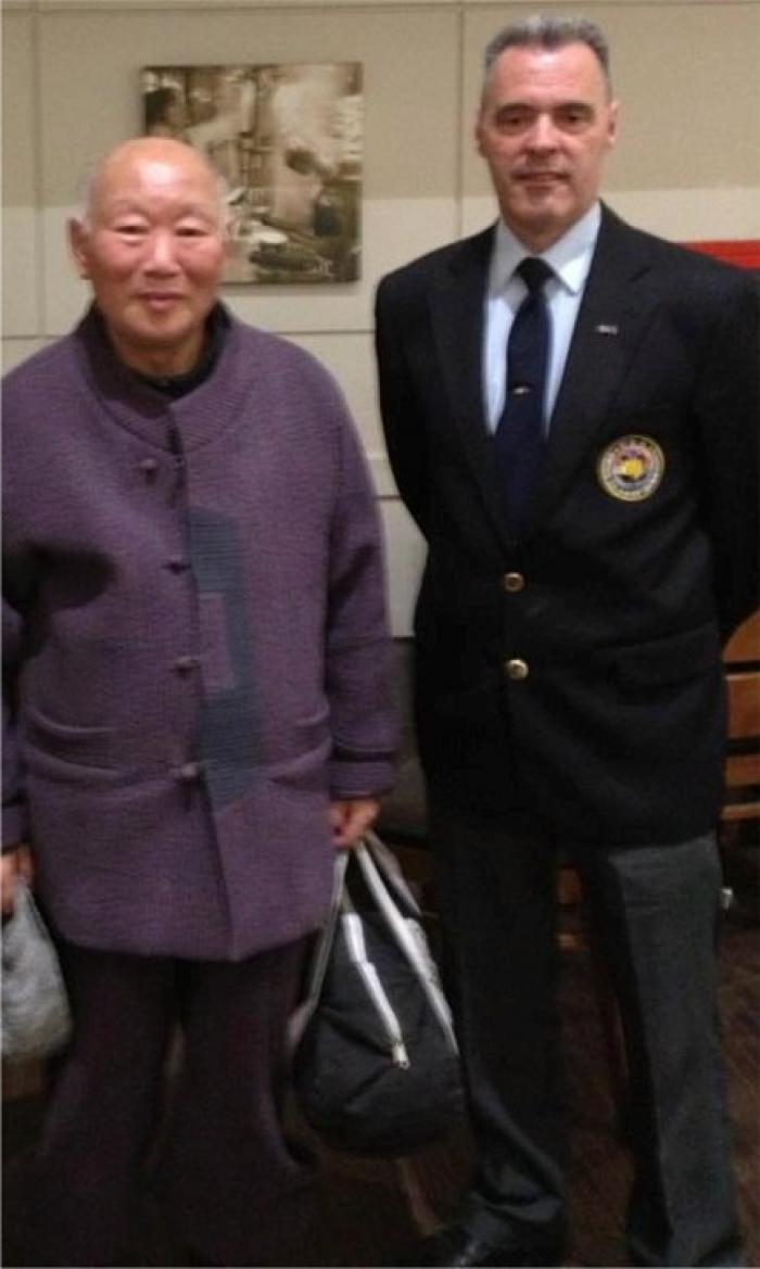 With World Chung Do Kwan President: GM Park, Hae Man