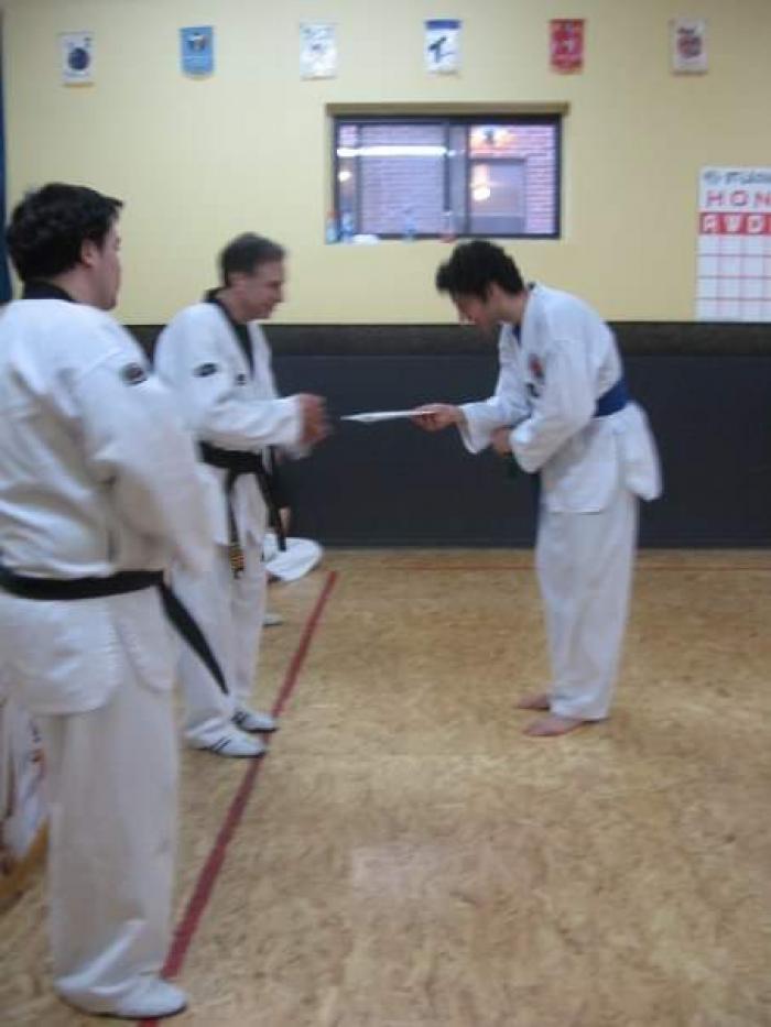 Blue belt · January 25, 2010 · Promoted by Masters Mike Carrieri and Alex Naud
