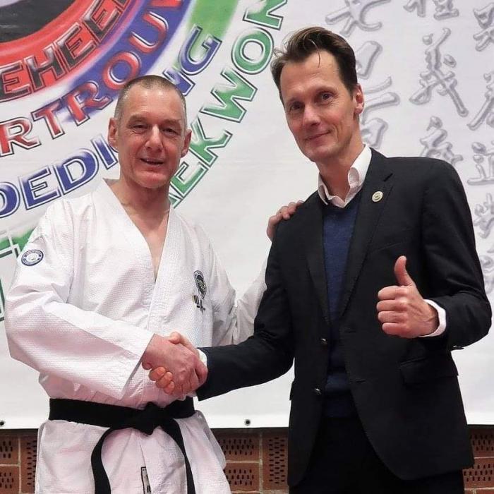 1st Dan with Sahyun Robert Boer