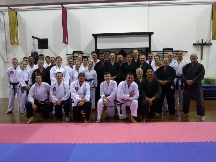 Group Photo with some of our Tae Kwon Do Blackbelts