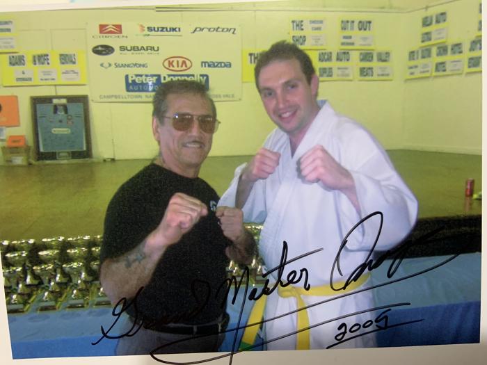 Grand Master J Onopa & myself in Camden NSW