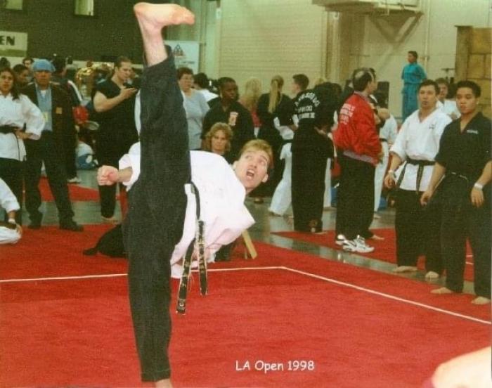 Competing in open forms at the “Compete Classic “ in Irvine California, Most competitors just called the LA open.