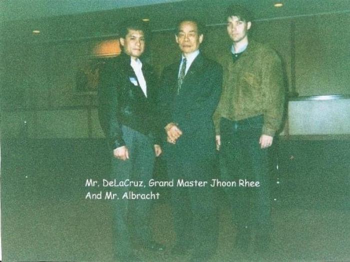 With Grand master Rhee.