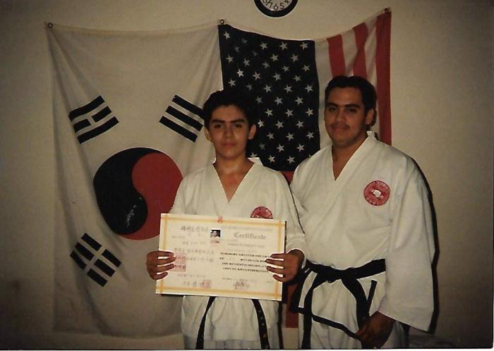 Black belt 1st dan · July 12, 1997 · Promoted by Freddy Cardenas and Luis Munoz